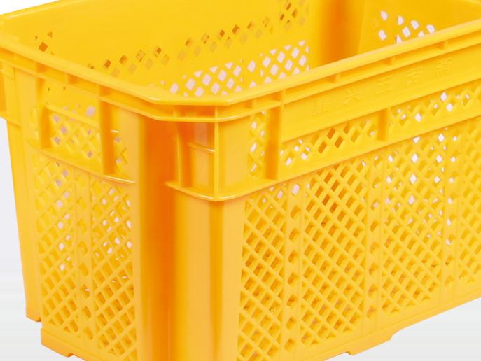 KS550網孔型翻轉套疊塑料周轉箱